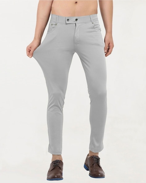 Skinny Trousers Gray - TIE HOUSE