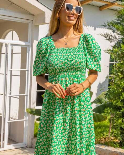 Summer Long Dress Floral Print Short Sleeve Elegant Dress Tunic Maxi Dress  Women Evening Party Dress Sun Dress | Wish