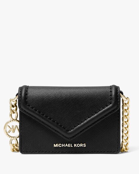 Michael Kors Small Saffiano Leather Envelope Crossbody Bag in
