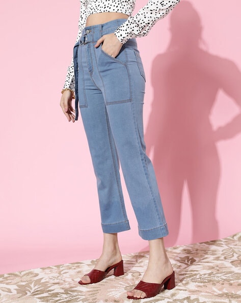 Buy Blue Jeans & Jeggings for Women by Dolce Crudo Online