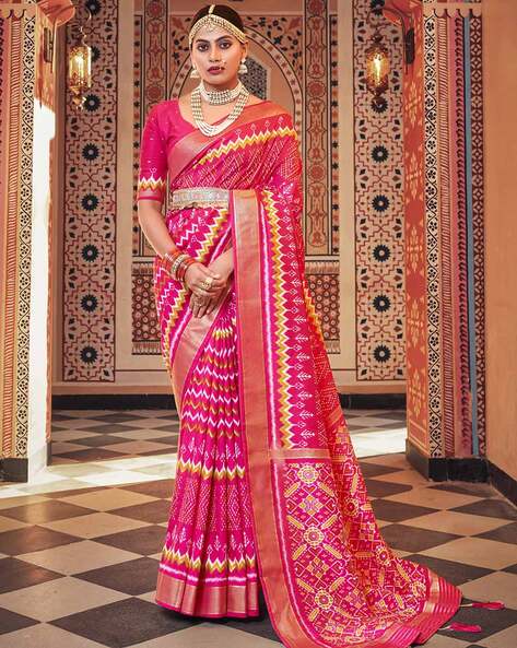 Buy Pink Sarees for Women by Saree mall Online