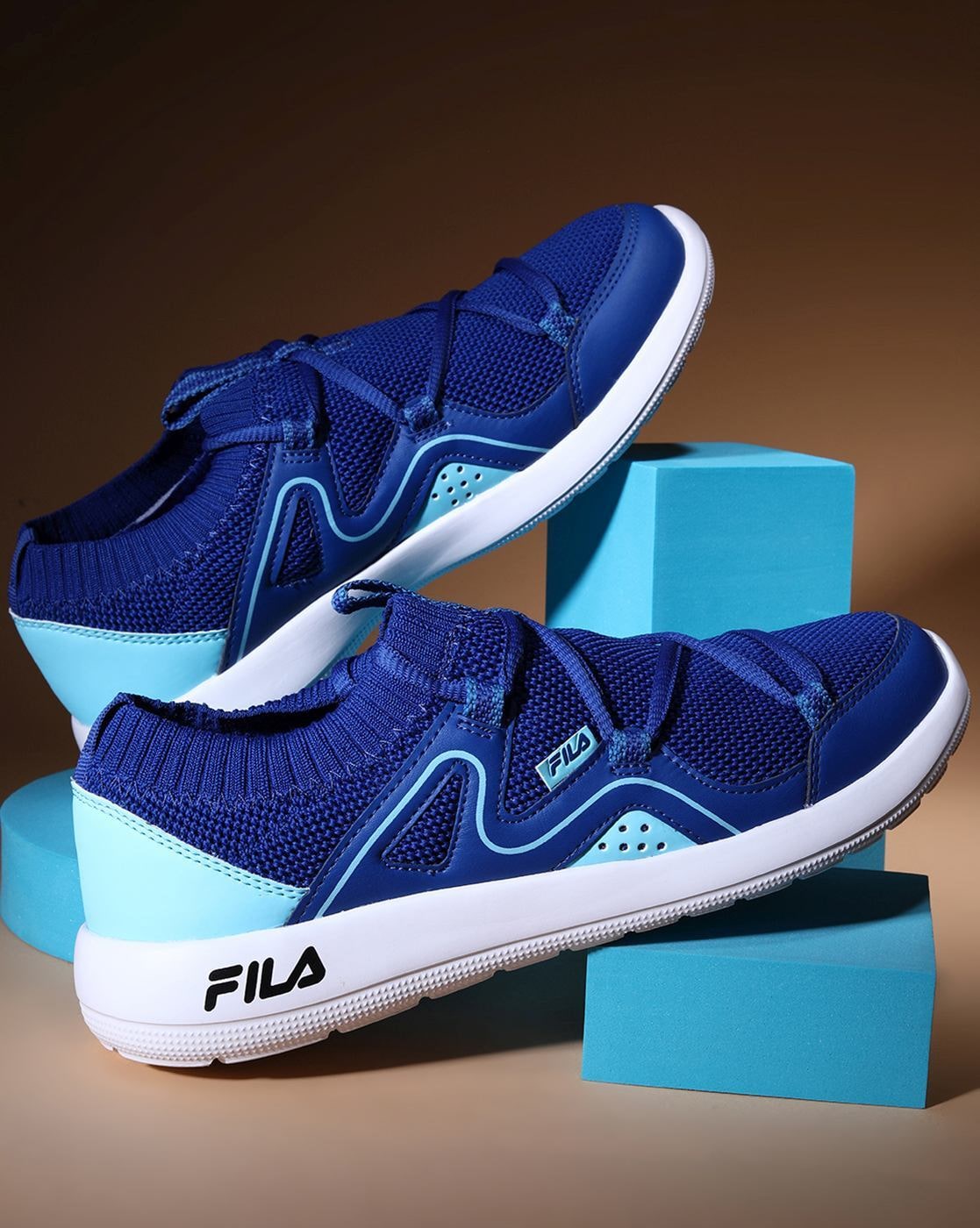 Buy Blue Sports Shoes for FILA Online | Ajio.com