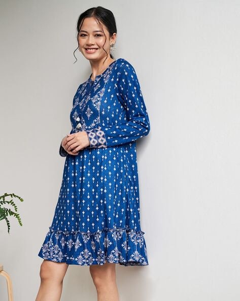 Global desi blue clearance dress