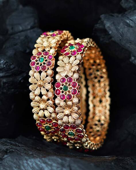 Kempu bangles clearance