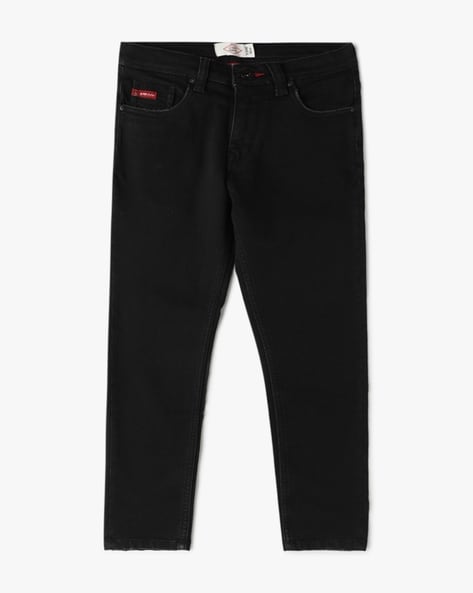 Mid-Rise Cotton Jeans