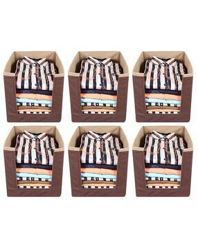 Pack of 6 Wardrobe Storage Box