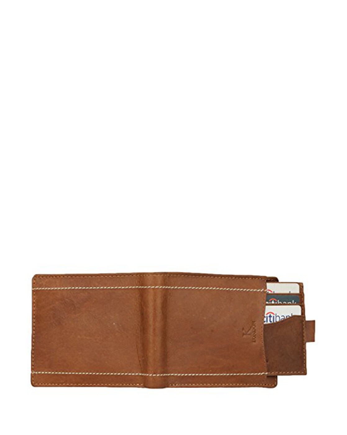 Buy K London Leather Men's Wallet (201_BRN)(Brown) at