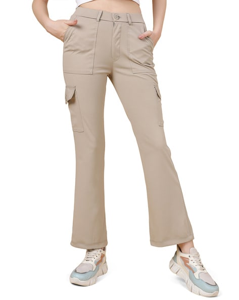 Buy Olive Green Trousers & Pants for Women by ORCHID BLUES Online | Ajio.com-hkpdtq2012.edu.vn
