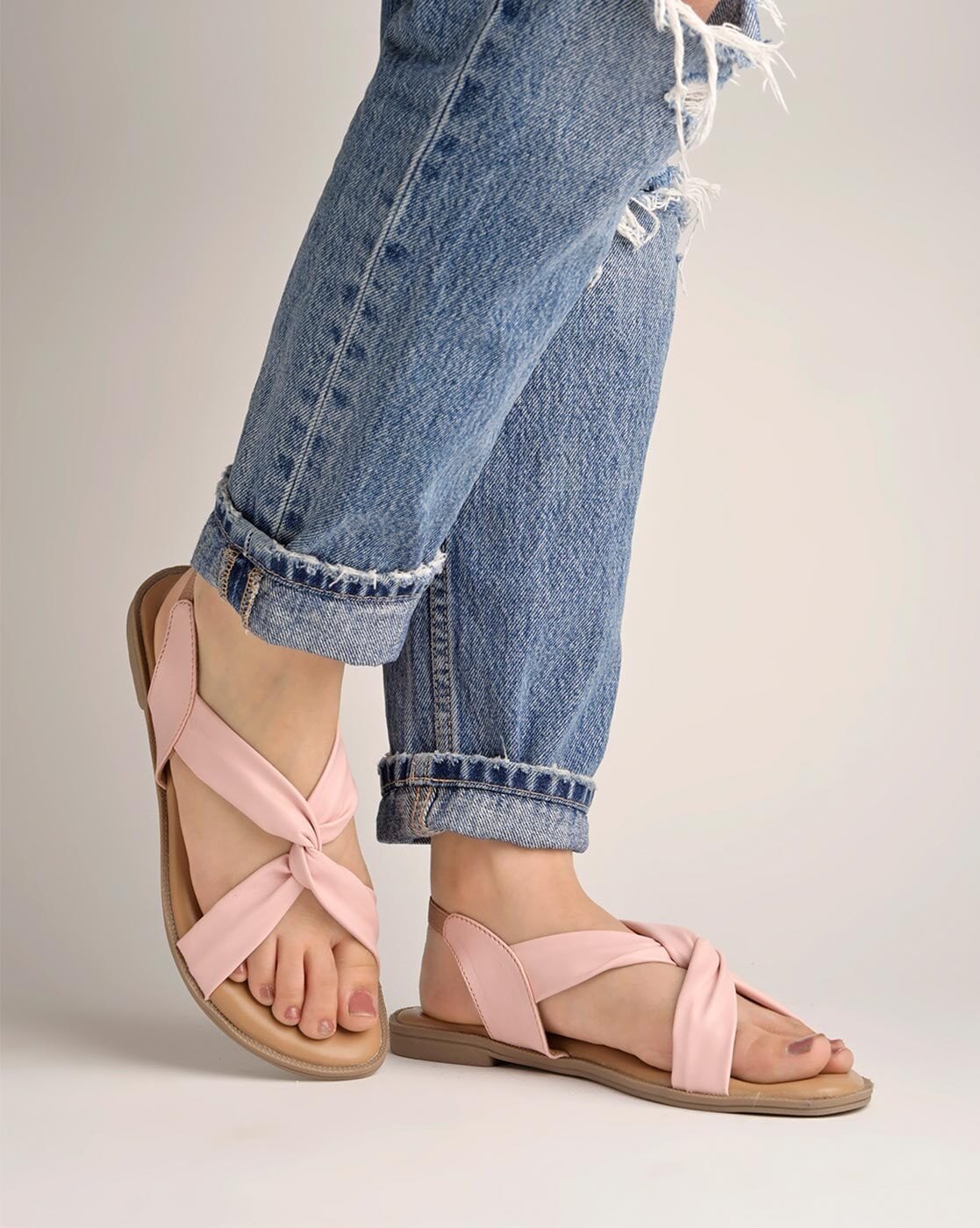 Ximaros Crisso Cross Ankle Strap - Leather Sandals | Pagonis Greek Sandals