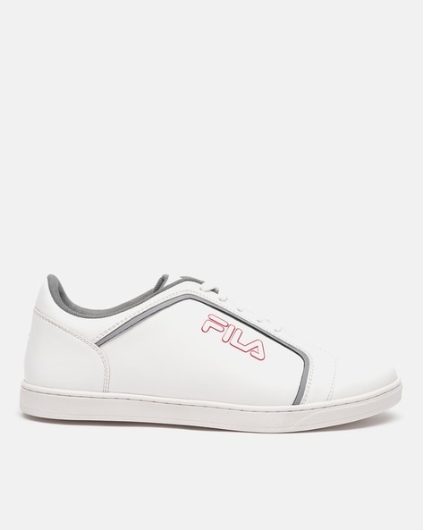 Fila T-2 Snow White 1TM00083-147 Mens White Lifestyle Sneakers Shoes - Ruze  Shoes