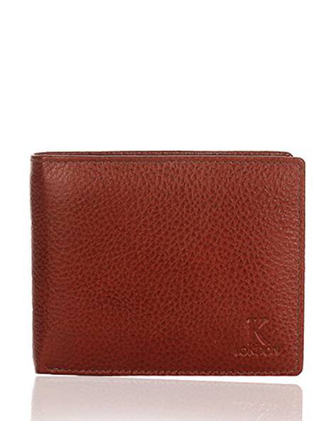 Men Genuine Leather Bi-Fold Wallet