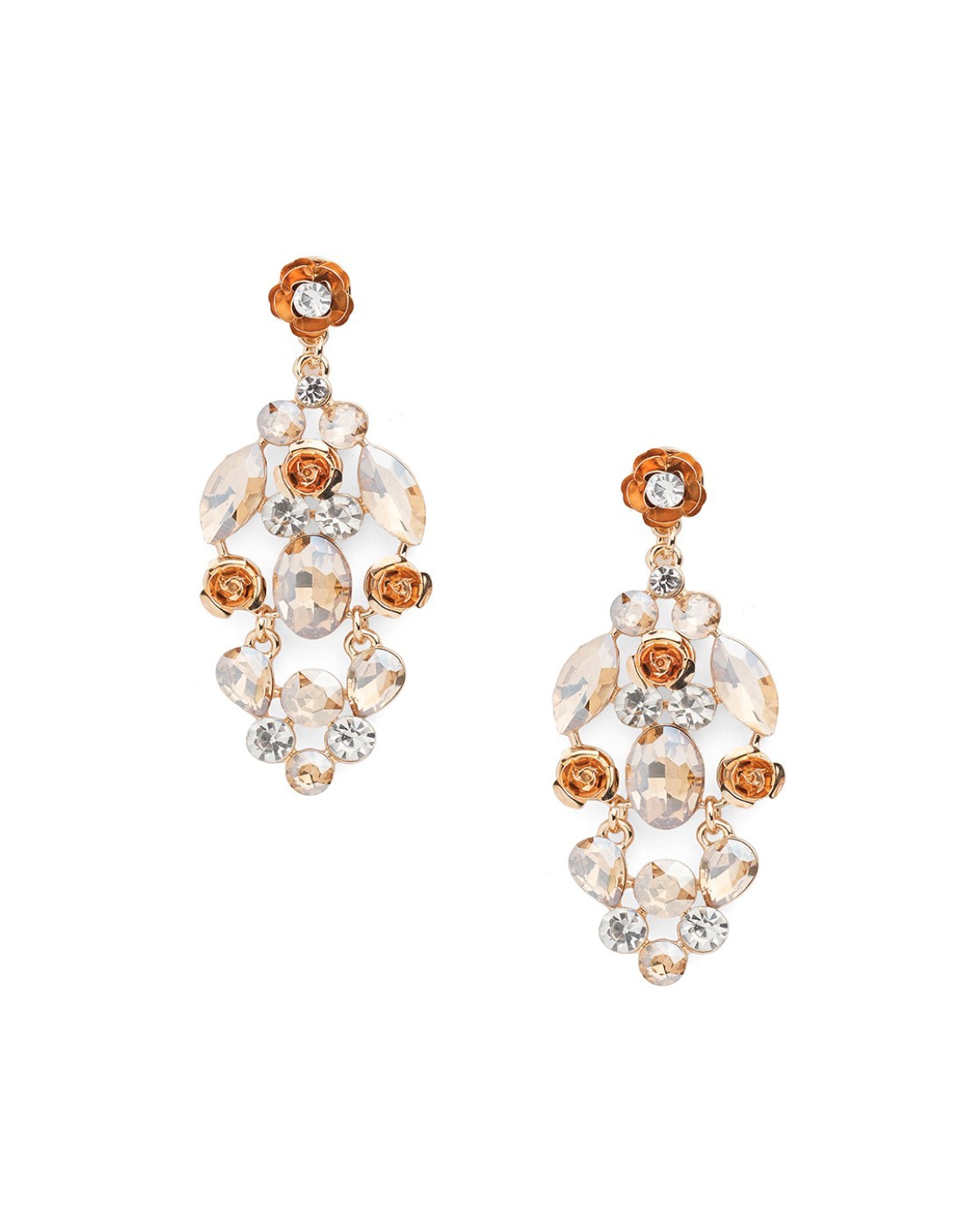 Accessorize London Women's Stone Disc Short Drop Earrings - Accessorize  India