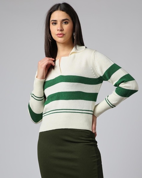 Buy Green Sweaters & Cardigans for Women by Outryt Online