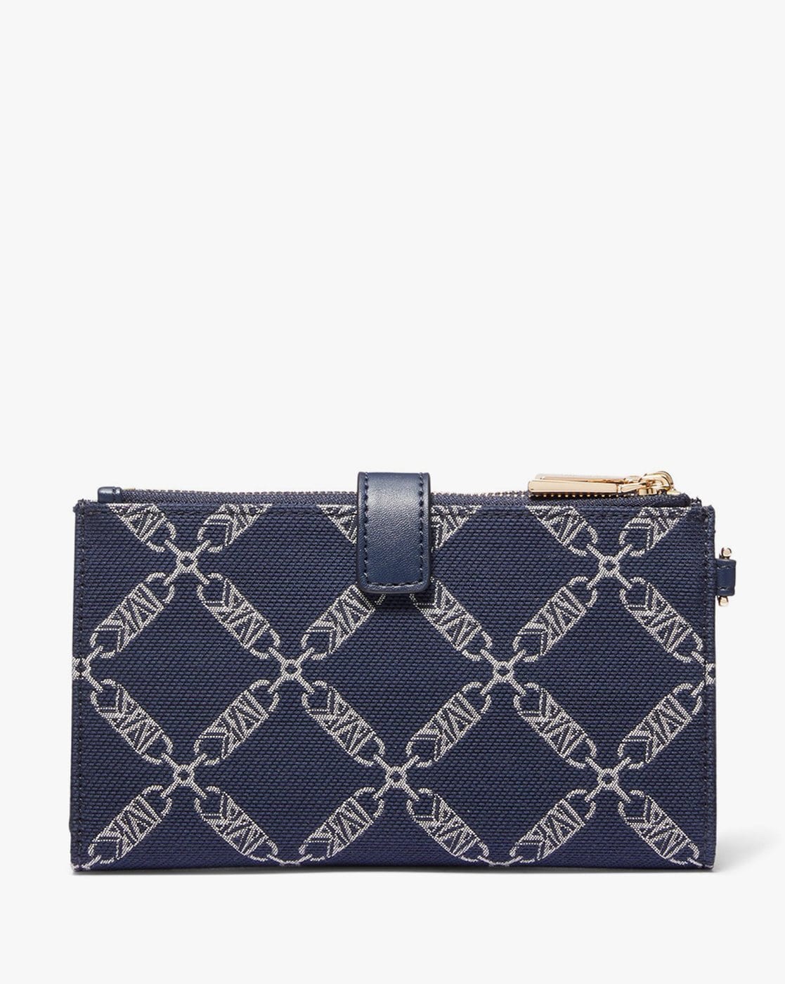 Louis Vuitton Zippy Wallet Blue Monogram in Coated Canvas with Gold-tone -  US