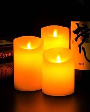 Set of 3 Plastic Led Candles-image-27