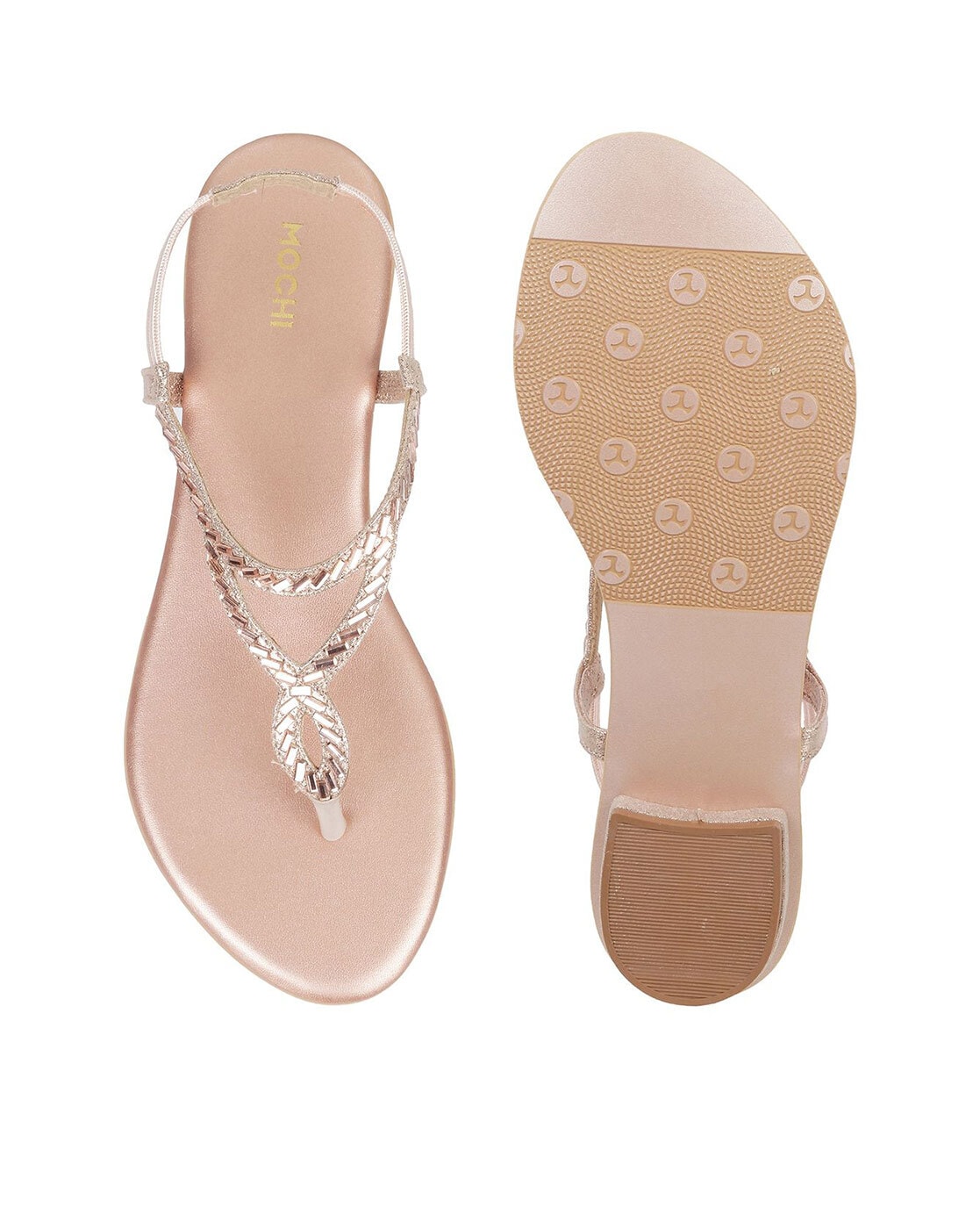 Mochi Women Textured One Toe Flats Price in India, Full Specifications &  Offers | DTashion.com