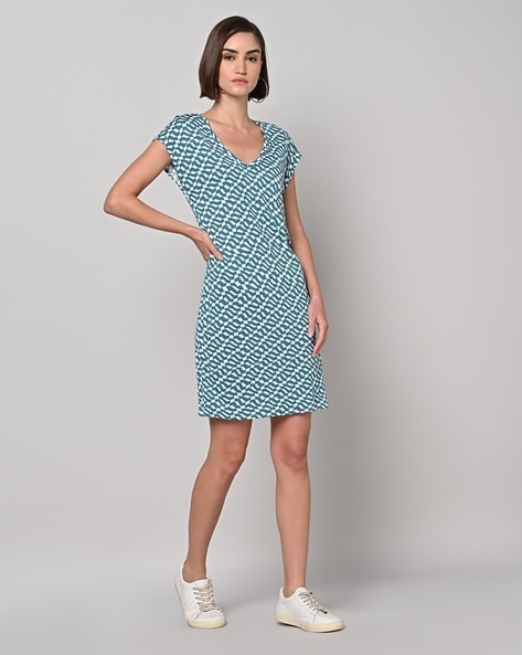 MARKS & SPENCER Women Fit and Flare Multicolor Dress - Buy MARKS & SPENCER  Women Fit and Flare Multicolor Dress Online at Best Prices in India |  Flipkart.com