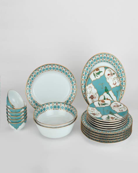 Buy Noritake 21-piece Porcelain Dinner Set White Color Home