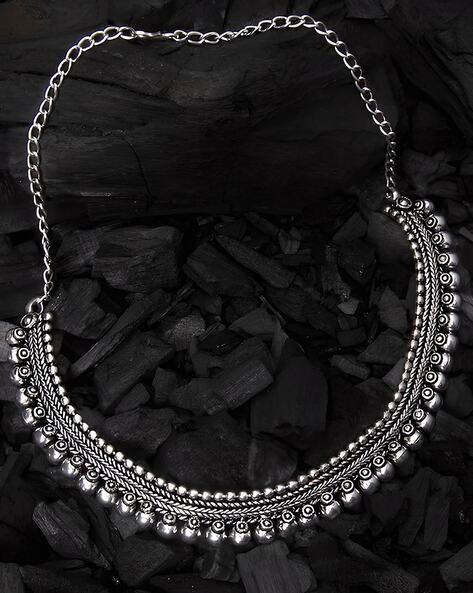 Tandra's Fashion Jewellery Oxidised Silver Silver Jewellery Set Price in  India - Buy Tandra's Fashion Jewellery Oxidised Silver Silver Jewellery Set  Online at Best Prices in India | Flipkart.com