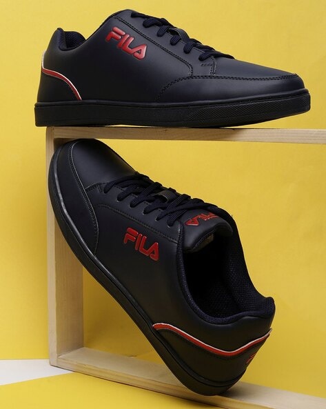 Men's Black PU Sneaker