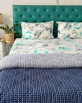 urban space Printed Double Bedsheet & Comforter Set with Pillow Covers-picture-10