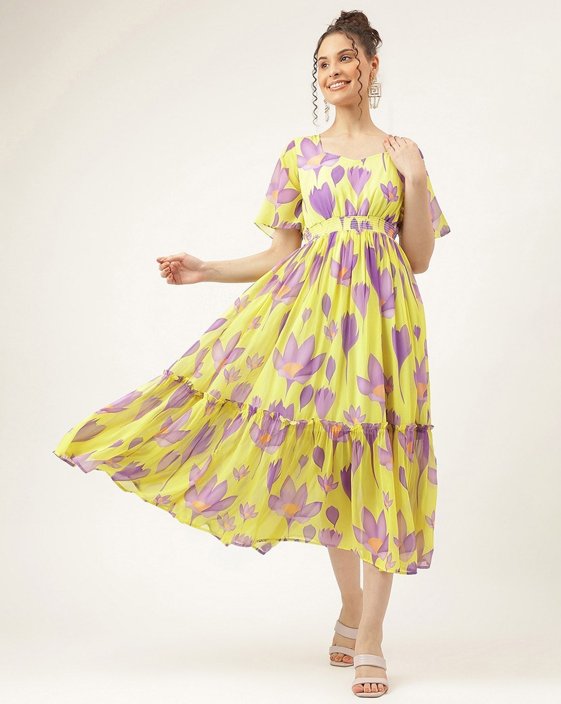 Buy Yellow Dresses for Women by MASAKALI.CO Online Ajio