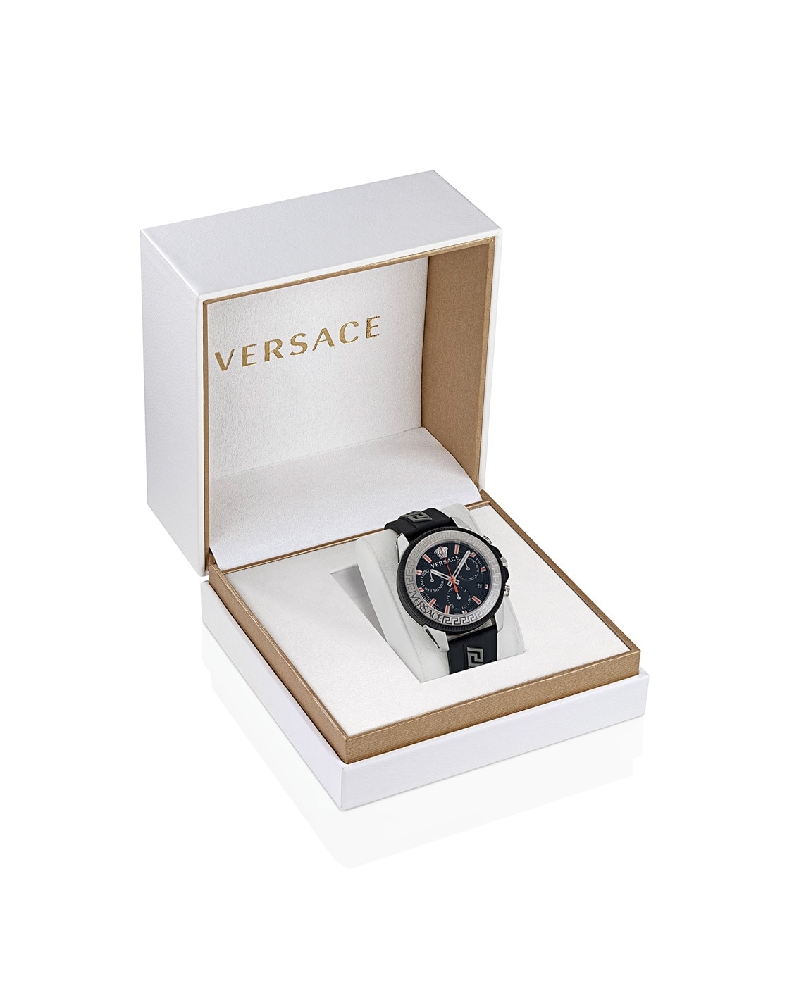 Versace Men's Icon Active Quartz Analog Blue Transparent Silicone Strap  Watch | Dillard's