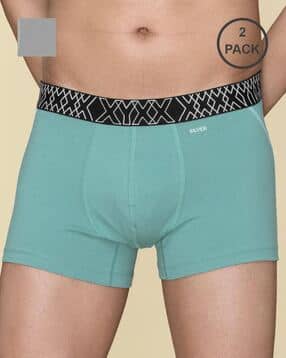 xyxx Pack of 2 Trunks with Elasticated Waistband-picture-49