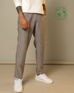 Tall Slim Linen Suit Trousers  boohooMAN UK