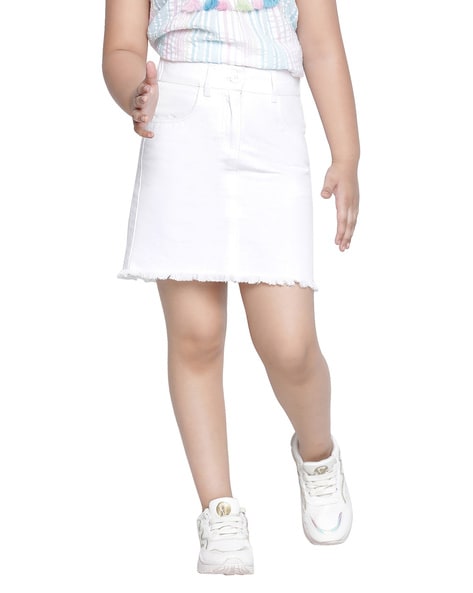 White Denim Skirt | Buy Women's White Denim Skirts Online Australia- THE  ICONIC