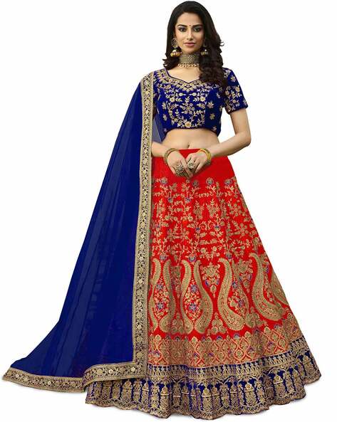 Trending: Navy Blue Bridal Lehengas Are New In Town & How! | WeddingBazaar