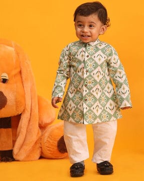 Buy Green Kurta Sets for Infants by Vastramay Sishu Online Ajio