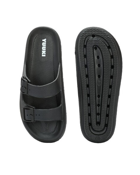 Buy Black Flip Flop Slippers for Men by Yuuki Online Ajio