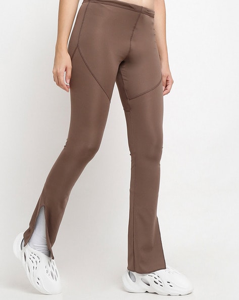 Buy Brown Trousers & Pants for Women by EVERDION Online