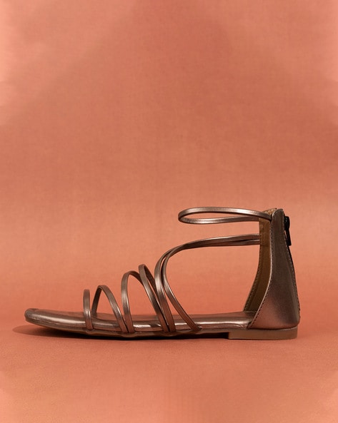Buy White Flat Sandals for Women by Flat n Heels Online | Ajio.com