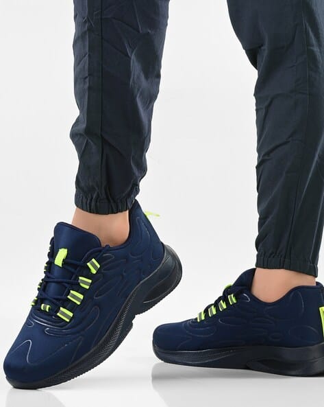 Men Lace-Up Running Sports Shoes