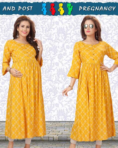 Buy Yellow Kurtas & Kurtis for Women by CEE 18 Online