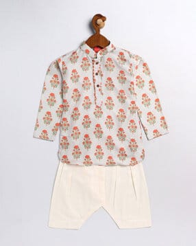 vastramay sishu Floral Print Kurta with Patiala-picture-39