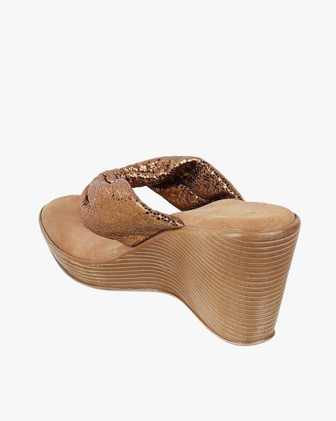 Buy Bronze Heeled Sandals for Women by Five By Inc.5 Online | Ajio.com
