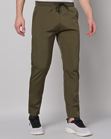 Buy STATUS QUO Mens 4 Pocket Solid Track Pants | Shoppers Stop