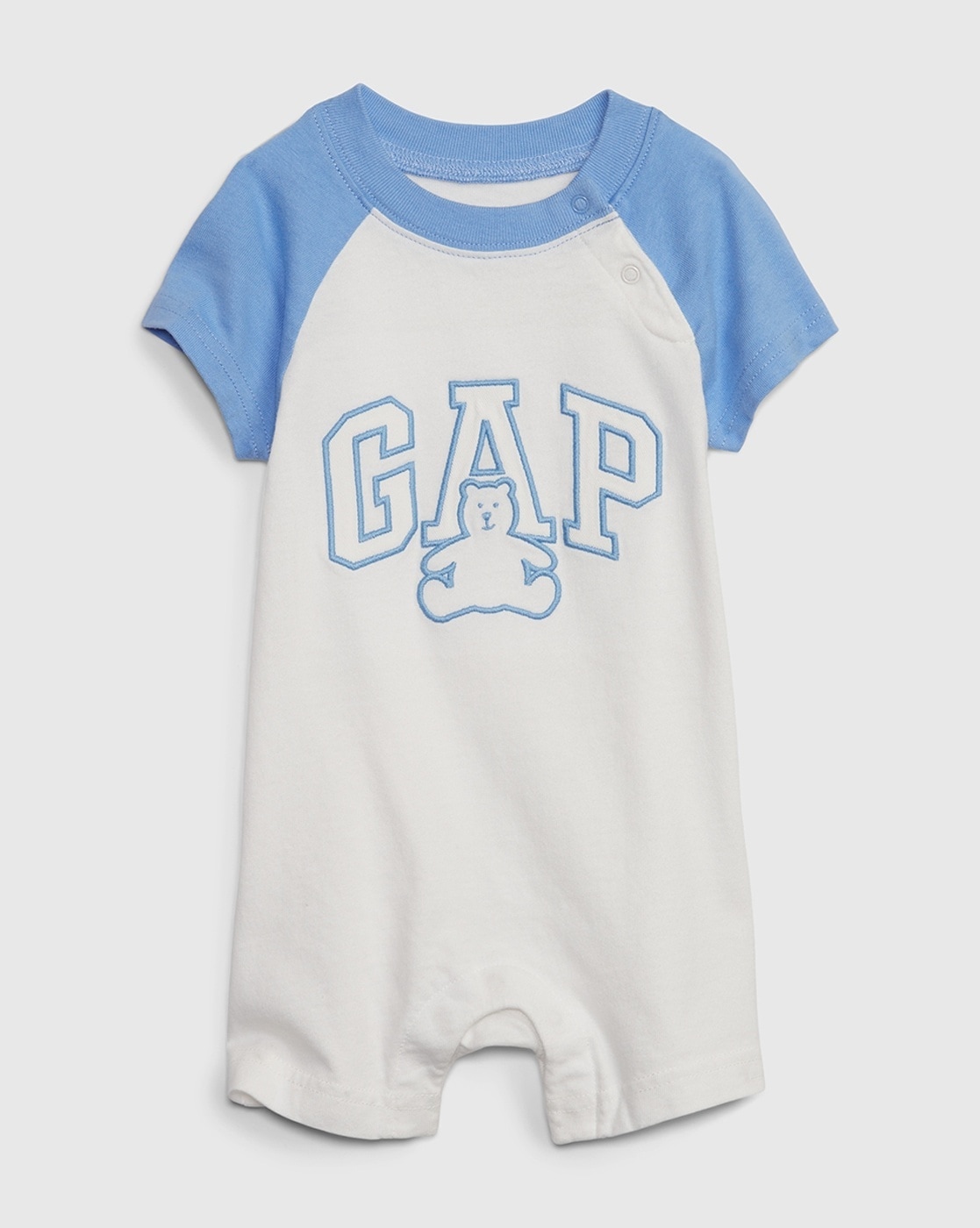 Buy White Blue Rompers Onesies for Infants by Gap Kids Online