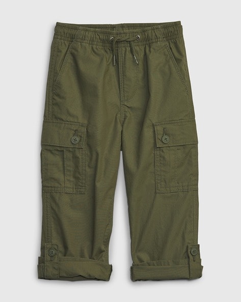 Buy Olive Green Trousers & Pants for Boys by Gap Kids Online