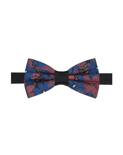 Floral Print Bow Tie