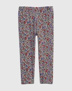 Floral Print Slim Fit Leggings-image-8