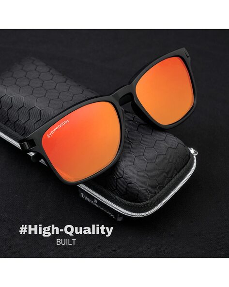Cypher Orange Mirror Power Sunglasses, 54% OFF