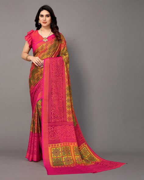 Metallic Grey Kanchipuram Silk Saree With Silver Zari And Traditional Butta  With Contrast Shiny Pink Blouse - Urban Libaas