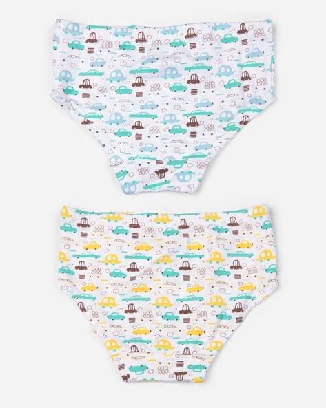 Boys Pack of 3 Briefs with Elasticated Waist