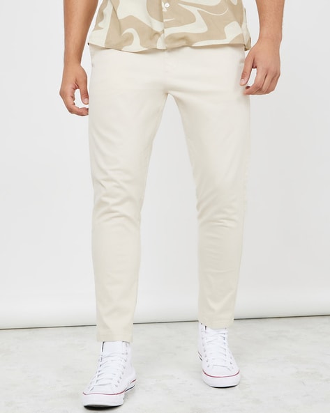 Skinny twill joggers hot sale