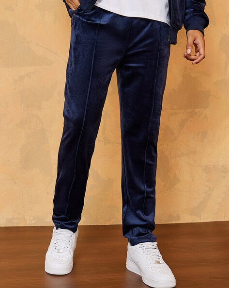 Velvet joggers store men