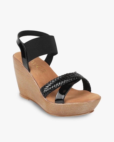 Buy Black Heeled Sandals for Women by CATWALK Online Ajio